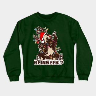 Bear, deer, drunken reinbeer? Crewneck Sweatshirt